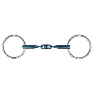 Mors 2 anneaux METALAB "Eco Blue" double brisure
