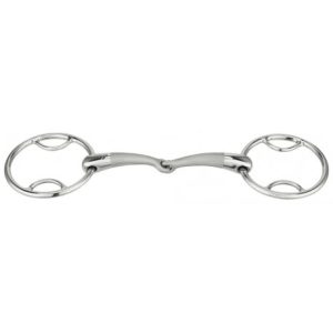 Mors 2 anneaux SPRENGER "Satinox" à passes, brisé