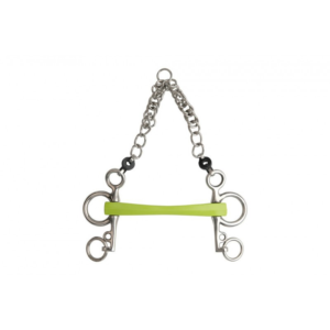 Mors pelham METALAB "Flexi Soft" droit, branches courtes
