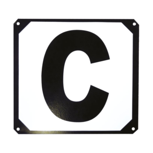 Set de 12 lettres de manège HIPPOTONIC support métallique