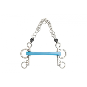 Mors pelham METALAB "Flexi" droit, branches courtes