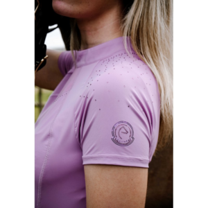 POLO CLAUDIA JTM MC MAUVE XS
