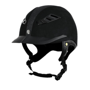 Casque BACK ON TRACK® EQ3 Lynx - Microfibre/Strass