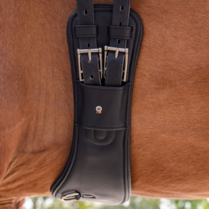 Sangle courte en cuir Contour