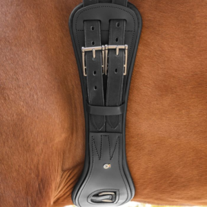 Sangle courte en cuir élastique