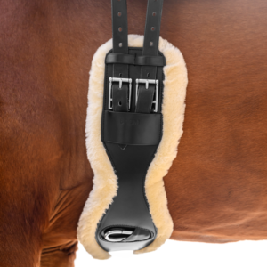 Sangle courte en cuir Waldhausen avec ECO Wool