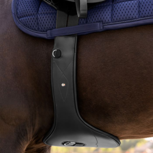 Sangle en cuir avec bavette ventrale