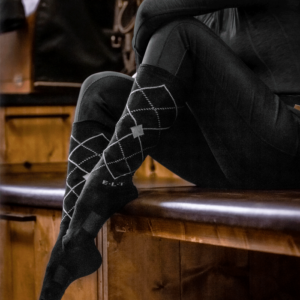 Chaussettes d’équitation Argyle
