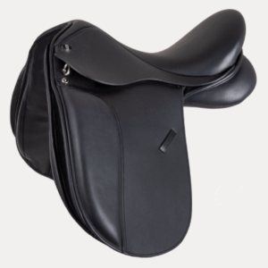 Selle de dressage en cuir Comfort pour poney