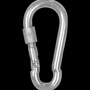 Mousqueton à vis de sécurité, 9 cm