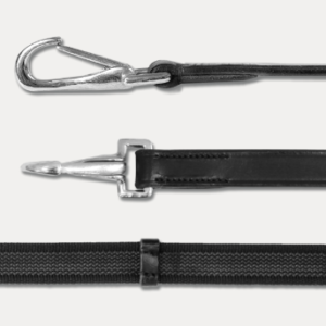 Waldhausen Rênes antidérapantes avec mousqueton